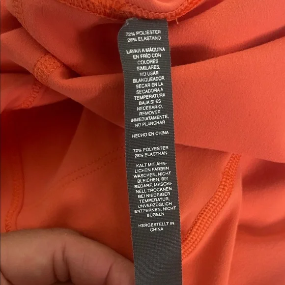 vuor1 Women's Orange High-Waisted Shorts - Picture 5 of 7